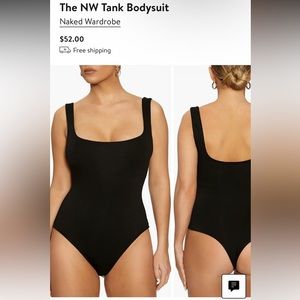 Naked Wardrobe The NW Tank Bodysuit